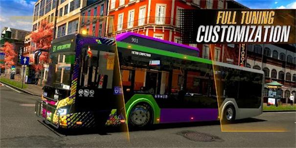 巴士模拟器城市之旅无限金币无限等级游戏截图2