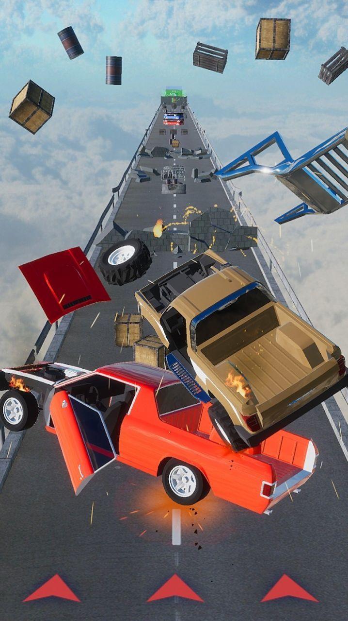 超级战车Mega Car Crash - Stunt Ramp游戏截图1