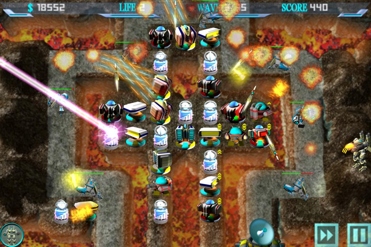 银河机器人防御游戏截图7