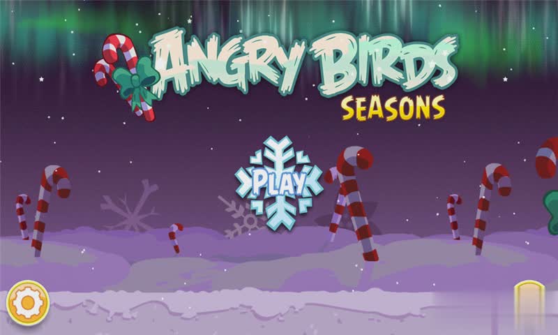 愤怒的小鸟冬季版游戏截图1