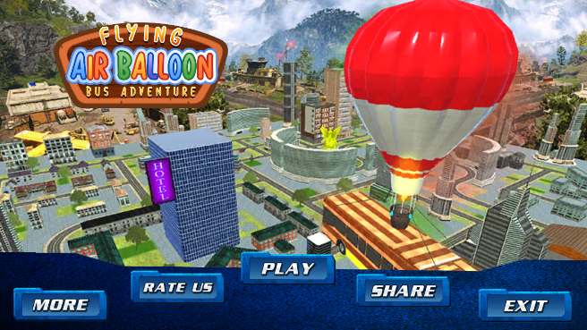 飞行气球巴士冒险游戏截图4