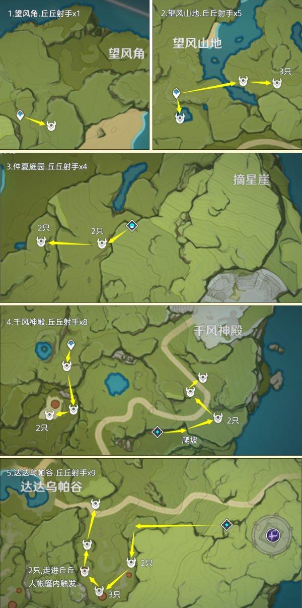 《原神》丘丘射手在哪 丘丘射手材料地图位置