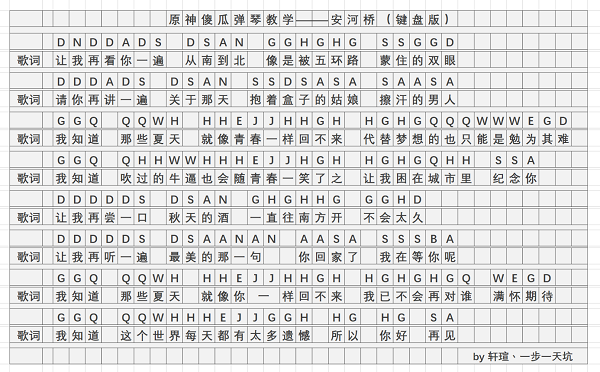 原神mopemope简谱图片