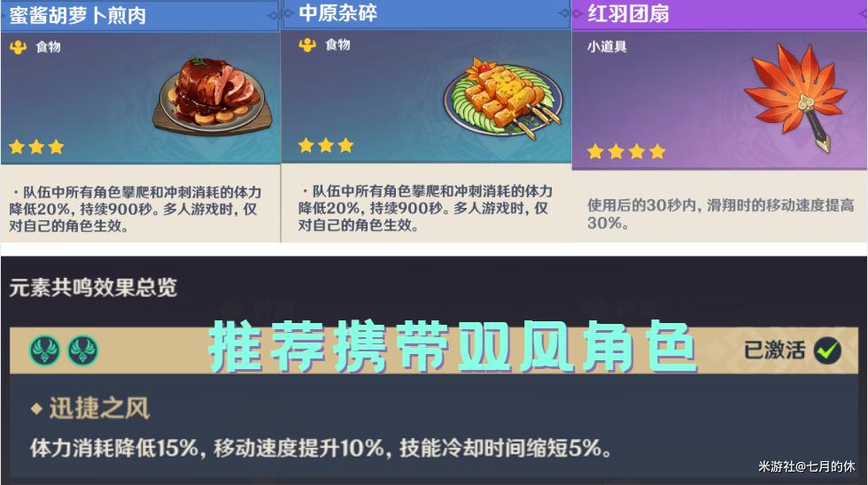 原神达达利亚突破材料收集路线