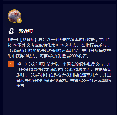 云顶之弈S10戏命师羁绊属性是什么