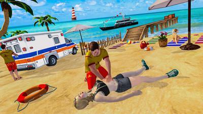 海滩救生员模拟器游戏截图1